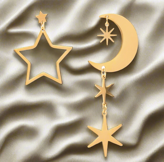 MOON & STAR EARRINGS