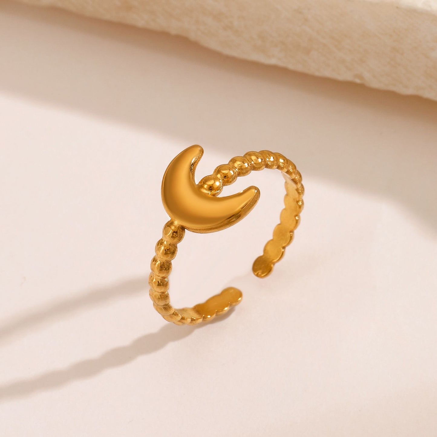 HALF MOON OPEN RING