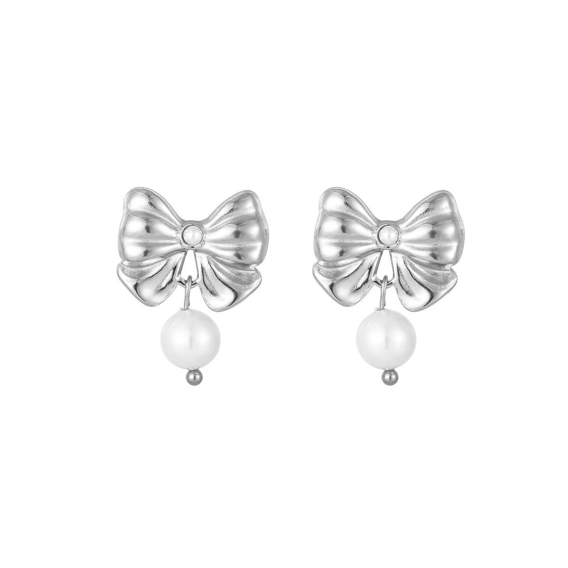 AMARA PEARL BOW EARINGS