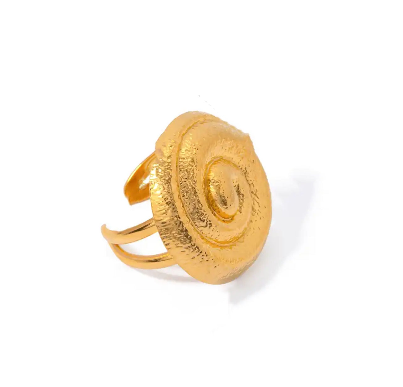 SHIMMERING SHELL OPEN RING