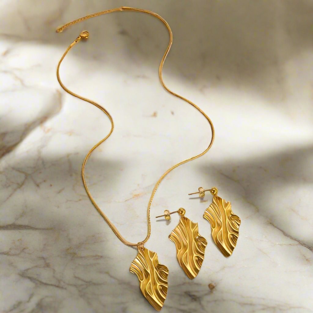 GOLDEN LEAVES SET