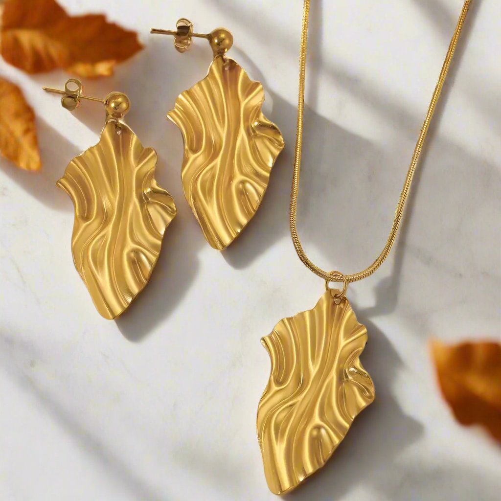 GOLDEN LEAVES SET