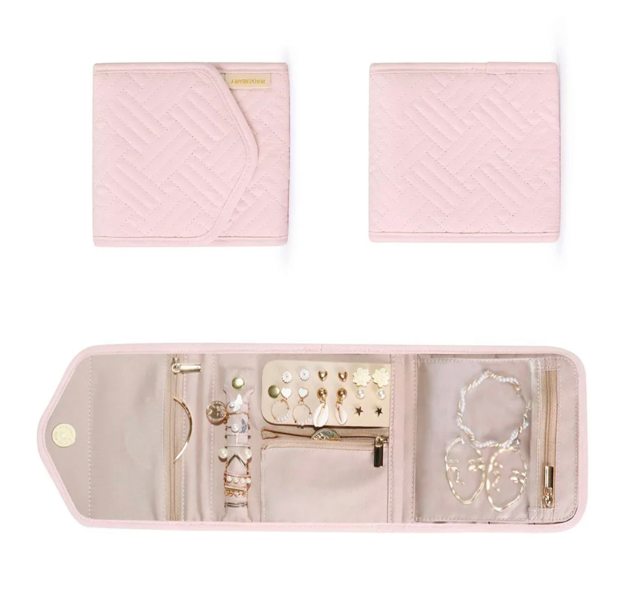 PORTABLE TRAVEL SIZE JEWELRY ORGANIZER