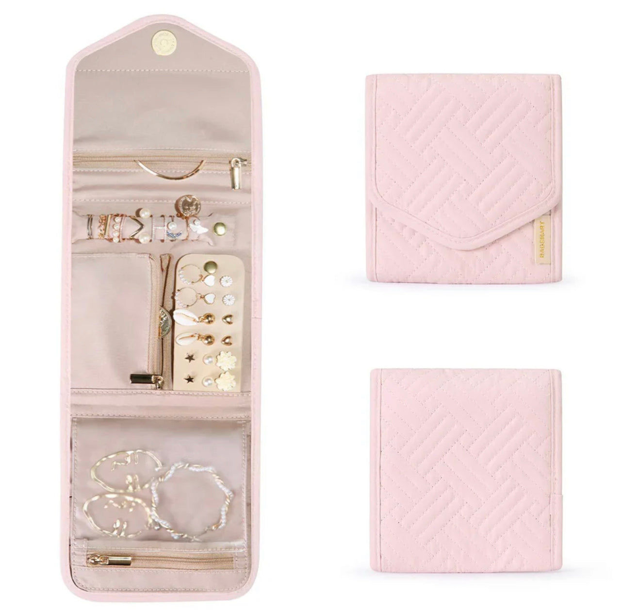 PORTABLE TRAVEL SIZE JEWELRY ORGANIZER